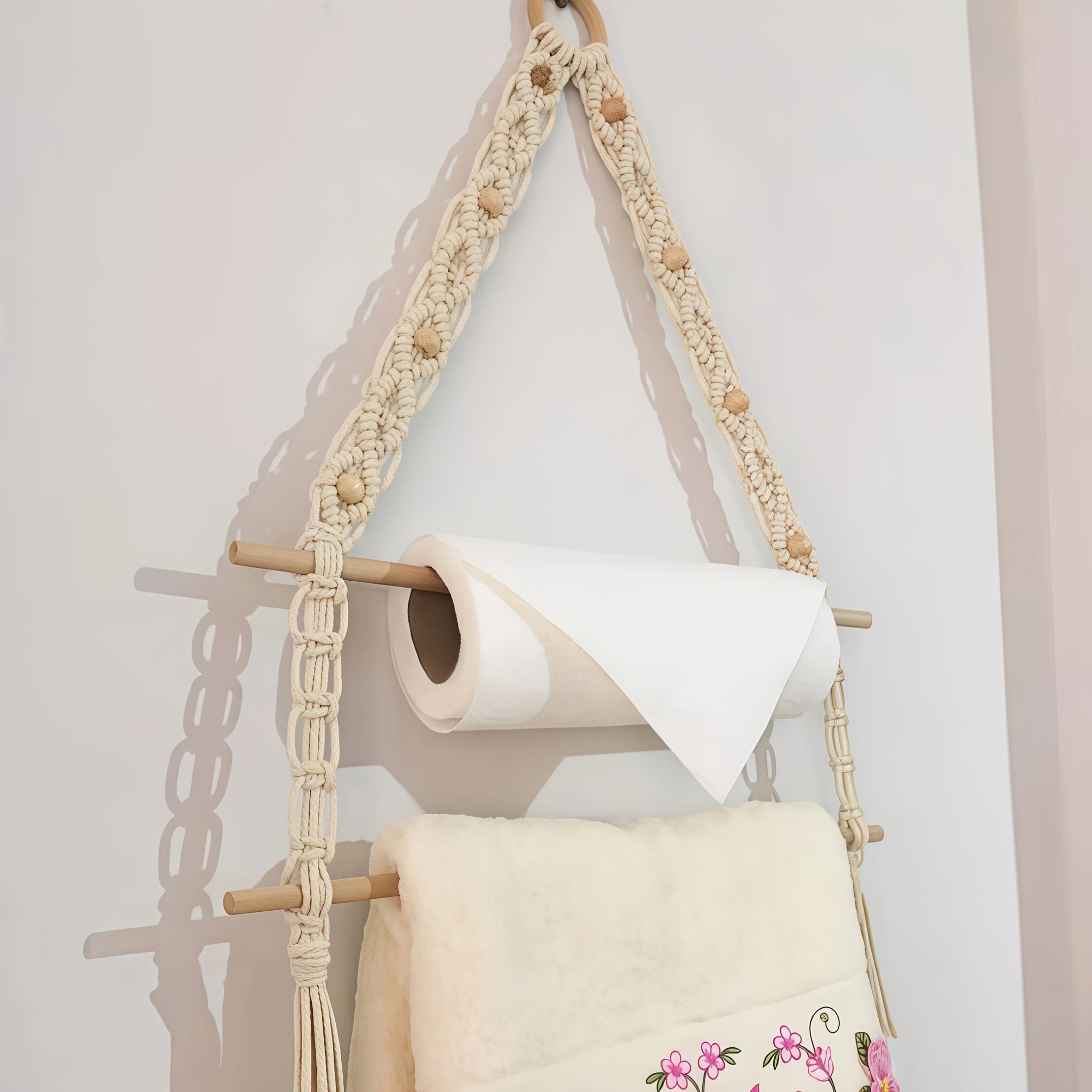 Towel Racks with Double Layers, Tissue Holders, Shelves, And Indoor Wall Decorations for Guesthouses And Hotels, All Crafted by Hand